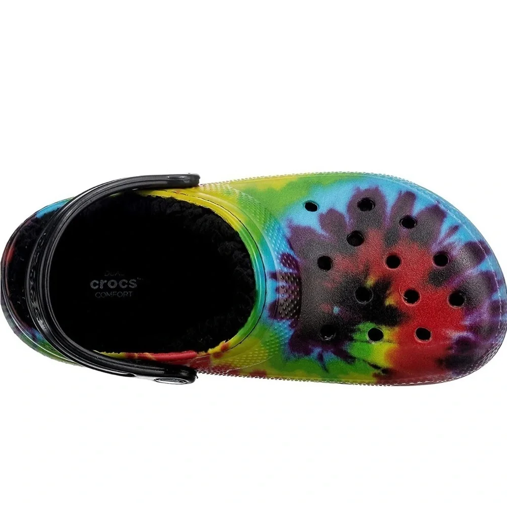 CROCS - UNISEX - NWT - CLASSIC LINED TIE-DYE - Picture 3 of 8